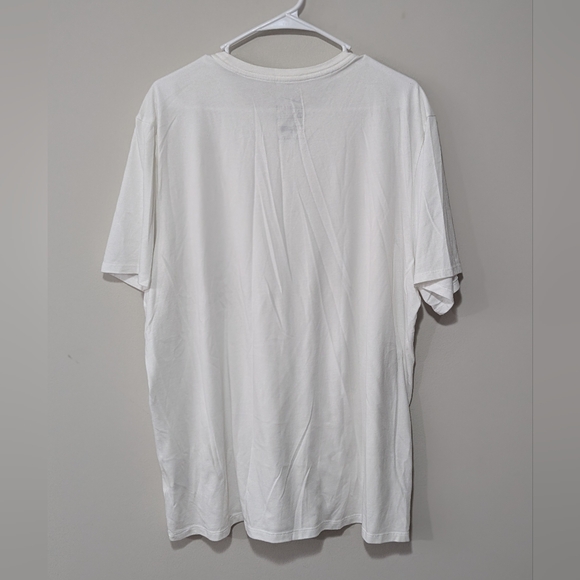 NIKE TEE Men's Size XXL "Athletic Cut" White/Black Swoosh On Chest - Picture 3 of 4